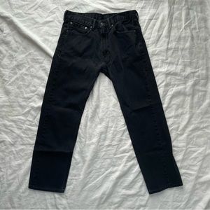 VINTAGE 2000’s LEVI’S 505 BLACK JEANS
